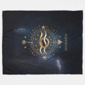 Couverture Polaire Luxueux Aquarius Zodiac (Devant (Horizontal))