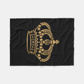 Couverture Polaire Luxueux Gold Crown (Devant (Horizontal))