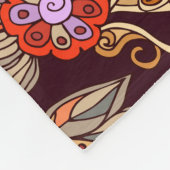 Couverture Polaire Luxueux mandala sans couture, starry floral. (Coin)