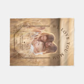 Couverture Polaire Luxurious Ornamental Dome Arch Photo I Love Mom (Devant (Horizontal))