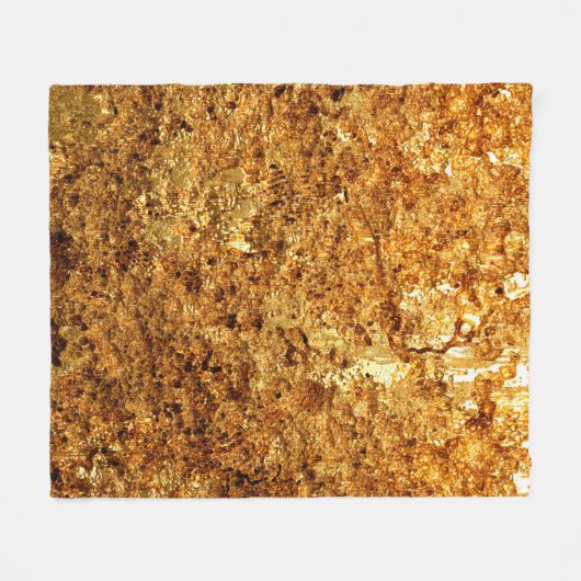 Couverture Polaire Luxury gold texture. (Devant (Horizontal))