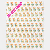 Couverture Polaire Luxury Grooming Pet Personalized Trendy Collection (Devant)