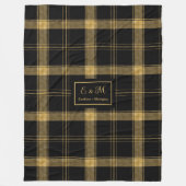 Couverture Polaire Luxury Personalized Blanket for Wedding Gift (Devant)