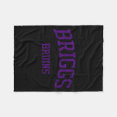 Couverture Polaire Lycée Briggs Hs Columbus Art Graphique (Devant (Horizontal))