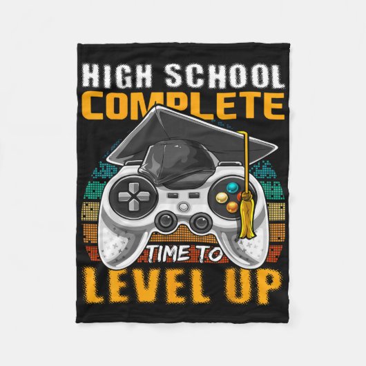 Couverture Polaire Lycée Complet Vidéo Jeu Diplôme Supérieur (Devant)