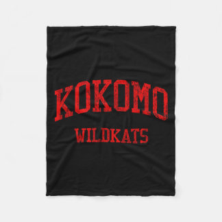 Couverture Polaire Lycée de Kokomo hs kokomo en sports vintage