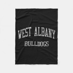 Couverture Polaire Lycée West Albany Hs Albany Or Vintage Srts