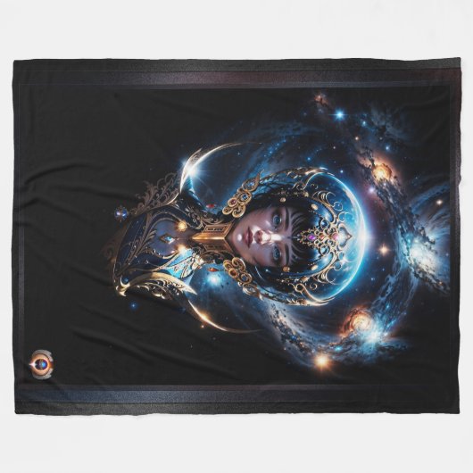 Couverture Polaire Lycenia La Lumière Des Cieux par Xzendor7 (Devant (Horizontal))