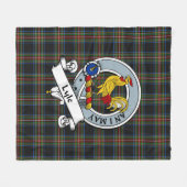 Couverture Polaire Lyle Clan Badge Tartan Plaid (Devant (Horizontal))