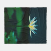 Couverture Polaire Lys d'eau blanche (Devant (Horizontal))