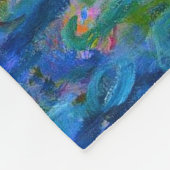 Couverture Polaire Lys d'eau Claude Monet restaurés (Coin)