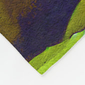 Couverture Polaire Lys d'eau jaune (Coin)