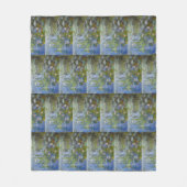 Couverture Polaire Lys d'eau par Claude Monet Classic Impressionist (Devant)