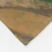 Couverture Polaire Lys roses, peinture pastel, fleurs, art floral (Coin)