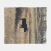 Couverture Polaire M5 Orignal et collines de sable (Devant (Horizontal))