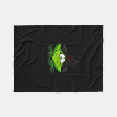 Couverture Polaire M Machusetts Whimsy Frog Witches Hat Halloween Wit (Devant (Horizontal))