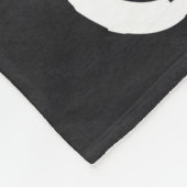 Couverture Polaire M. Mustache marié récemment Groom Honeymoon hubby (Coin)