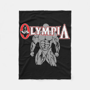 Couverture Polaire M. Olympia Pour Hommes Femmes Fitness Bodybuilding