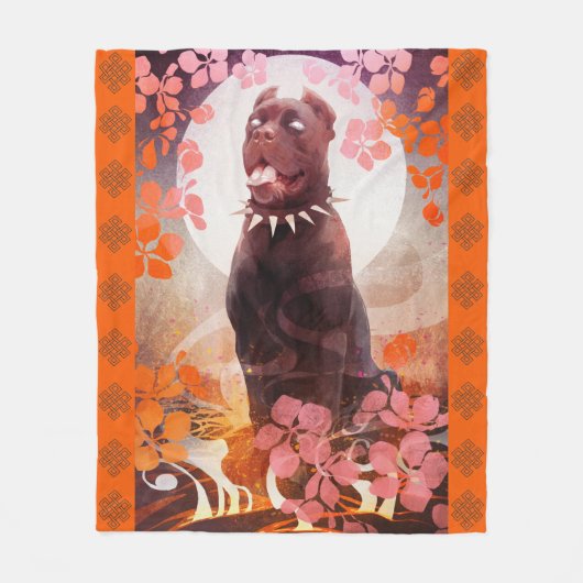 Couverture Polaire M&S Peaches - Art de Galen Dara - Blanche polaire (Devant)