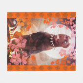 Couverture Polaire M&S Peaches - Art de Galen Dara - Blanche polaire (Devant (Horizontal))