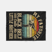 Couverture Polaire Ma Ceinture Noire Favorite M'Appelle Petit Frère A (Devant (Horizontal))