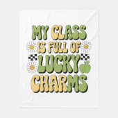 Couverture Polaire Ma Classe Est Pleine De Charmes Chanceux Professeu (Devant)