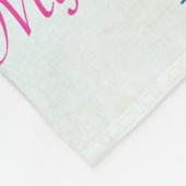 Couverture Polaire Ma fille de coeur douce personnalisée (Coin)