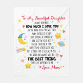 Couverture Polaire Ma Fille, Tu Es La Meilleure Chose (Devant)