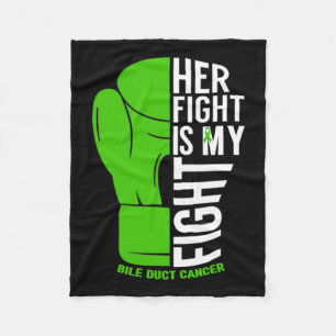 Couverture Polaire Ma lutte est mon combat Cancer des voies biliaires