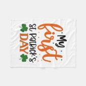 Couverture Polaire Ma première journée ST Patrick S (Devant (Horizontal))