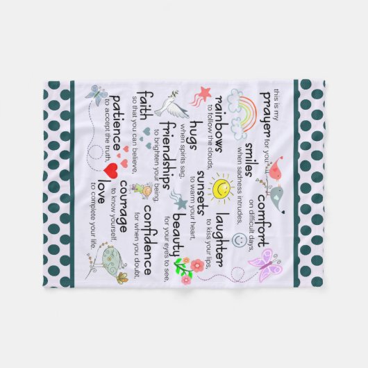 Couverture Polaire Ma prière pour vous (Devant (Horizontal))