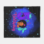 Couverture Polaire Ma sirène du 5e anniversaire (Devant (Horizontal))