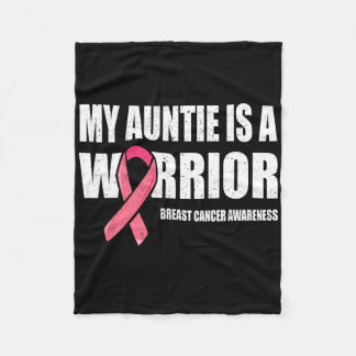 Couverture Polaire Ma Tante Est Une Chemise Guerrière Du Cancer Du Se