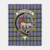Couverture Polaire MacDonald Anciens Macdonaldes De Clan Éclat Insign (Devant)
