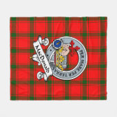 Couverture Polaire MacDonald de Sleat Macdonalds Of Donald Clan Badge (Devant (Horizontal))