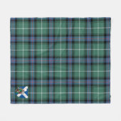 Couverture Polaire MacDonald Des Îles Chasse Tartan Plai Ancien (Devant (Horizontal))