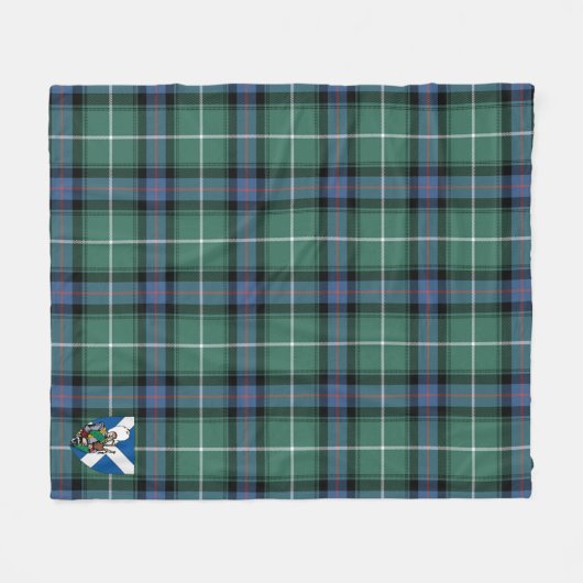 Couverture Polaire MacDonald Des Îles Chasse Tartan Plai Ancien (Devant (Horizontal))
