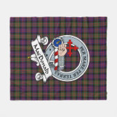 Couverture Polaire MacDonald Macdonalds Modernes De Clan Sleat Badge  (Devant (Horizontal))