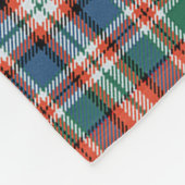 Couverture Polaire MacFarlane Ancien Clan Badge Tartan Plaid (Coin)