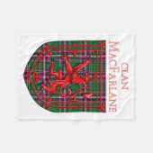Couverture Polaire MacFarlane Chasse Tartan Scottish Plaid (Devant (Horizontal))