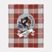 Couverture Polaire MacFie Clan Badge Tartan Plaid (Devant)