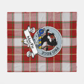 Couverture Polaire MacFie Clan Badge Tartan Plaid (Devant (Horizontal))