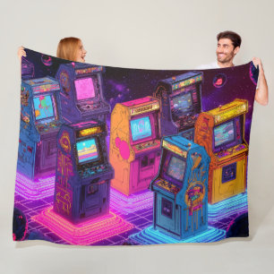 Couverture Polaire Machines de jeux vidéo rétro