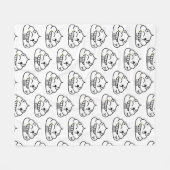 Couverture Polaire Macho Poop - Brootsch le PooPoo (Devant (Horizontal))