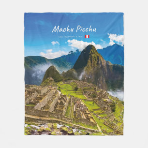 Couverture Polaire Machu Picchu, Pérou - Ruines de la citadelle inca