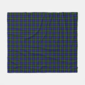 Couverture Polaire MacKay Green Scottish Clan Tartan Plaid (Devant (Horizontal))
