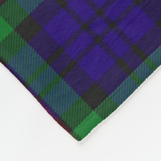 Couverture Polaire MacKinlay Plaid moderne (Coin)
