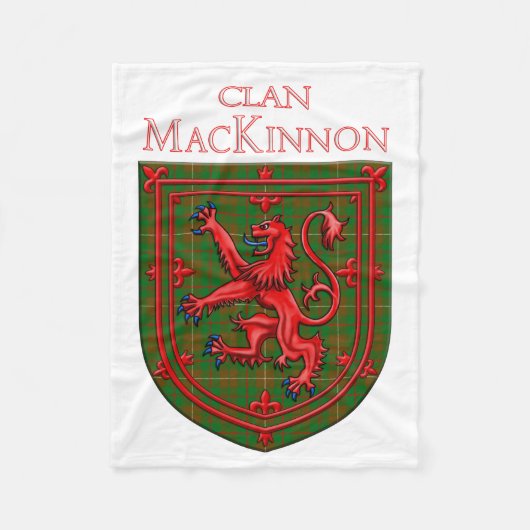 Couverture Polaire MacKinnon Chasse Tartan Scottish Plaid (Devant)
