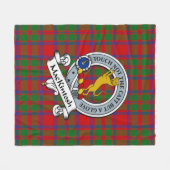 Couverture Polaire MacKintosh Moderne Clan Badge Tartan Plaid (Devant (Horizontal))