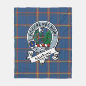 Couverture Polaire MacLaine de Loch Buie Chasse Ancien Clan Badge T (Devant)